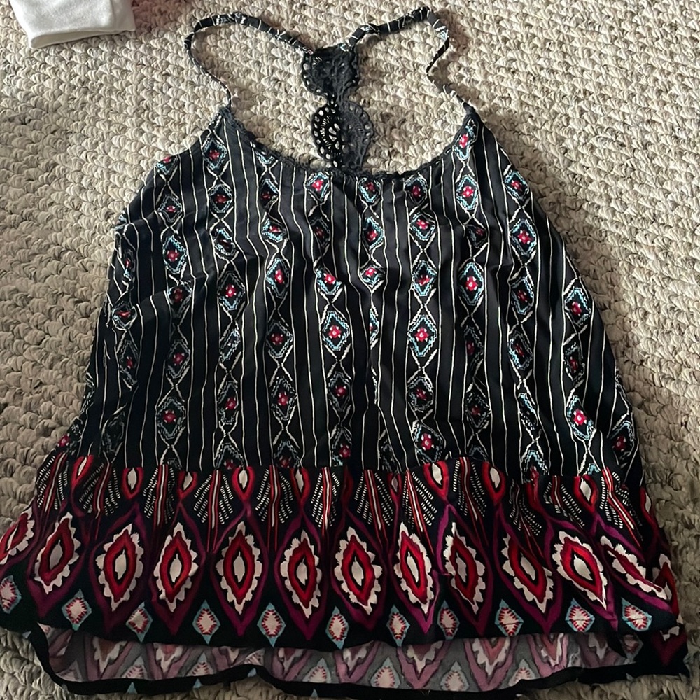 Hollister patterned tank top